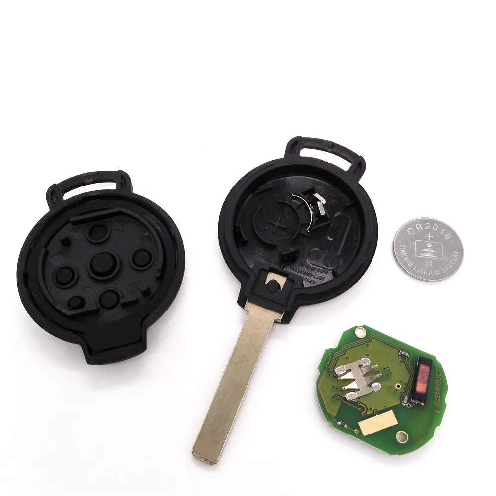 3 кнопки для MERCEDES BENZ Smart Fortwo дистанционный Автомобильный ключ MB Полный 315/433 МГц с 46
