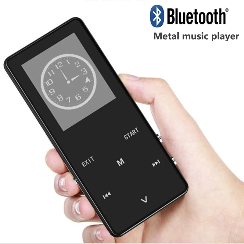 2019 Новый Bluetooth спортивные MP3 плеер Портативный аудио 8 ГБ с Встроенный динамик FM