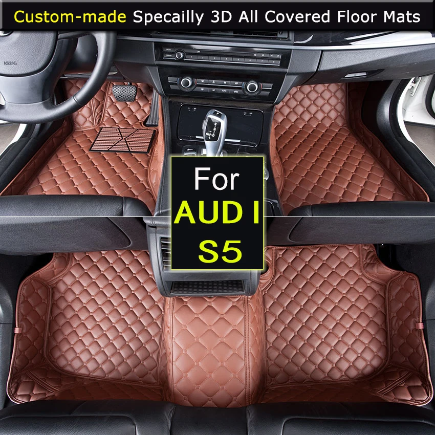 Car Floor mats Specially for AUDI S5 Car styling Foot Rugs Custom