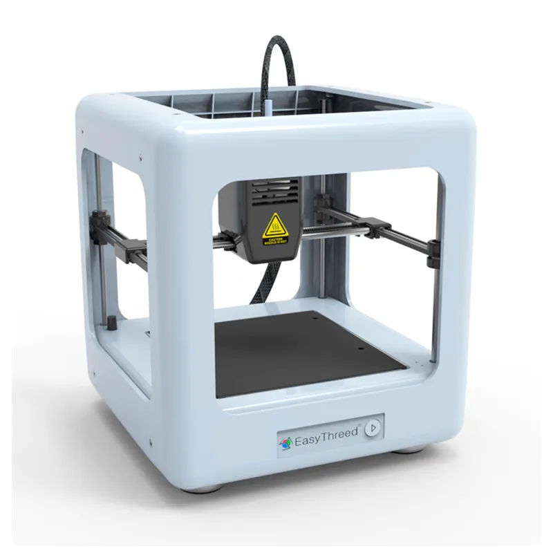 Easythreed мини 3d принтер E3D нано образование бытовой 3d Принтер 90*90*110 мм обучающий бытовой 3D DIY Набор принтер - Цвет: White