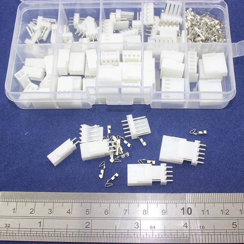 KF2510 наборы 40 комплектов в коробке 2p 3p 4p 5 pin 2,54 мм Шаг Терминал/корпус/контактный разъем соединители адаптер