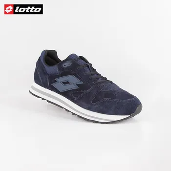

LOT man's low-cut deep blue shoelace ventilated patchwork sports casual shoes