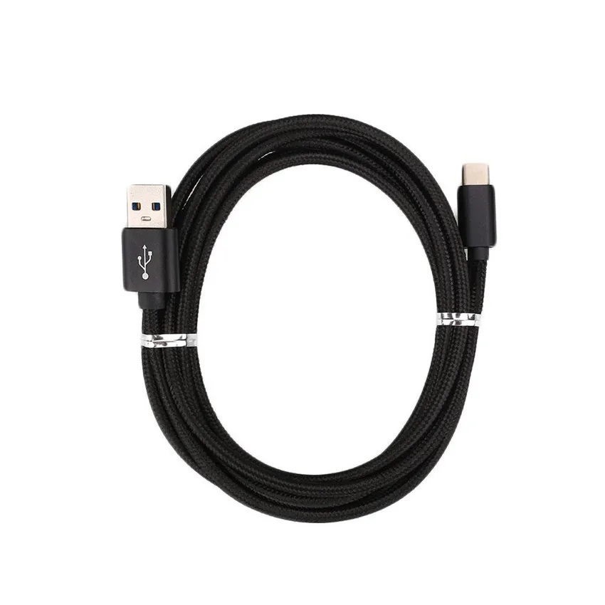 

2m Charging Charger Cable USB 3.0 Type C Data Cable Cord for Nintendo Switch Console Controller Black