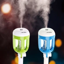 Mini Car Air Humidifier Diffuser Essential Oil Ultrasonic Aroma Mist Purifier