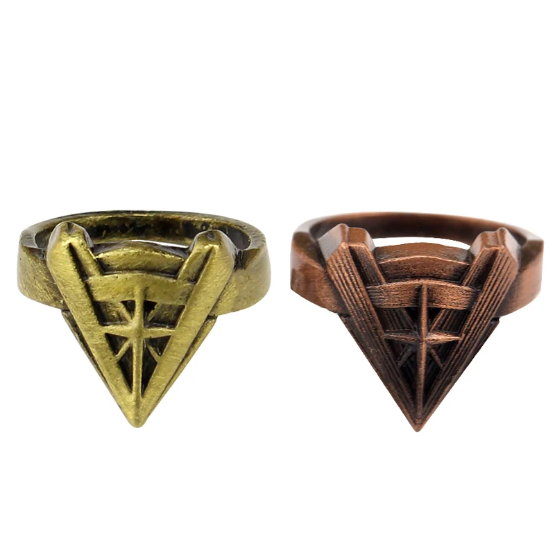 

Wonder Woman Stacking Ring,Super Hero 3D Wonder Woman Logo Geeky Engaged Ring,Girl Power Diana Prince Ring Movie Cosplay Jewelry