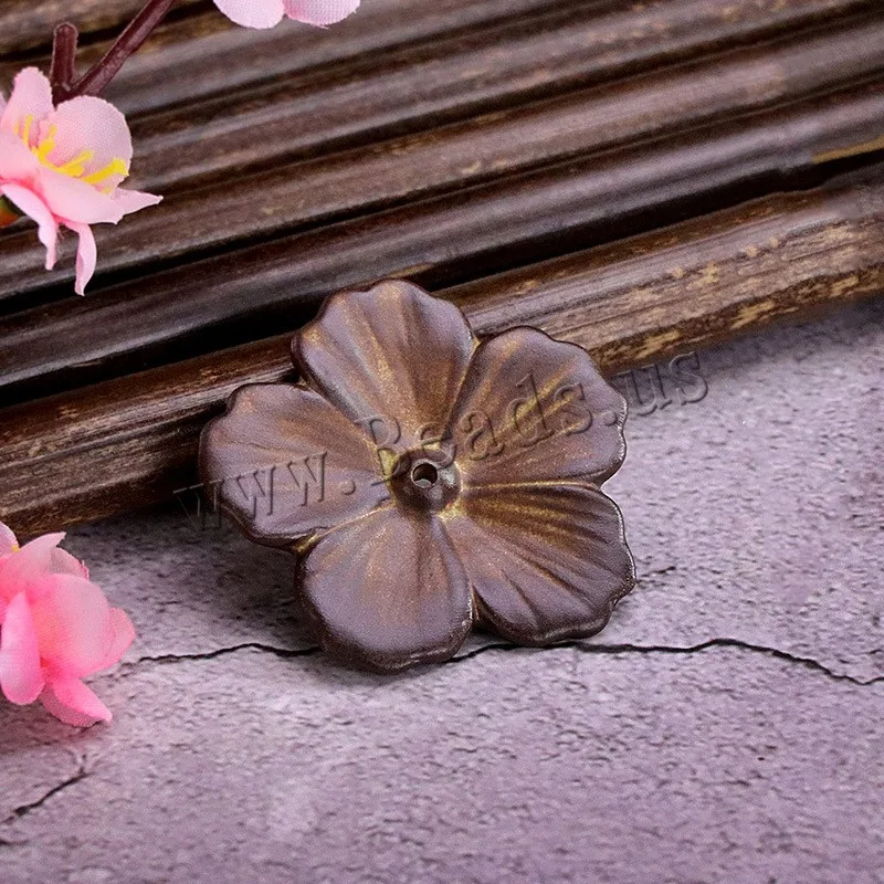 Home Decor 1pcs Classical Flowers Pattern Incense Burner Stick Incense Holder Portable Porcelain Censer Aromatherapy Furnace
