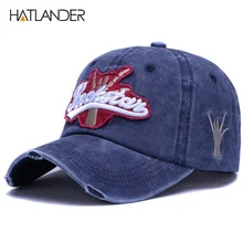 HATLANDER, Ретро стиль, Хлопковые бейсболки, модные, мягкие, с буквами, для папы, шапки, повседневные, gorras, винтажные, casquette, рок, крутая Спортивная Кепка шапка
