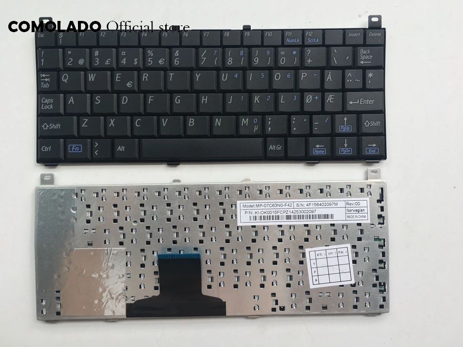 

NW Norway keyboard for TOSHIBA NB100 NB101 NB105 black Laptop Keyboard NW Layout