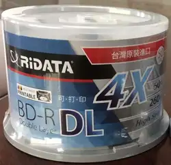 Бесплатная доставка blue ray Disc BD-R 50 Гб BluRay DVD BDR 50g для струйной печати 4X10 шт./партия