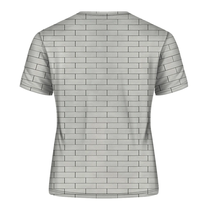 DE013-T恤短袖模版-后