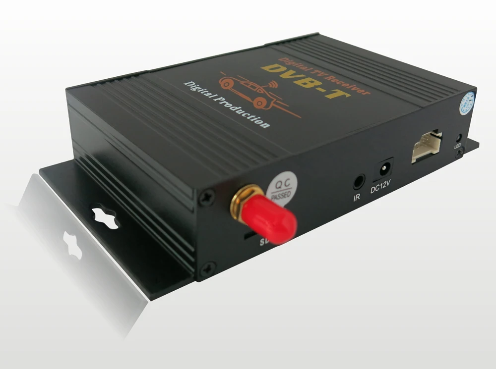 Цифровой автомобильный тв тюнер Krando HD 1080P DVB T с одной антенной ТВ