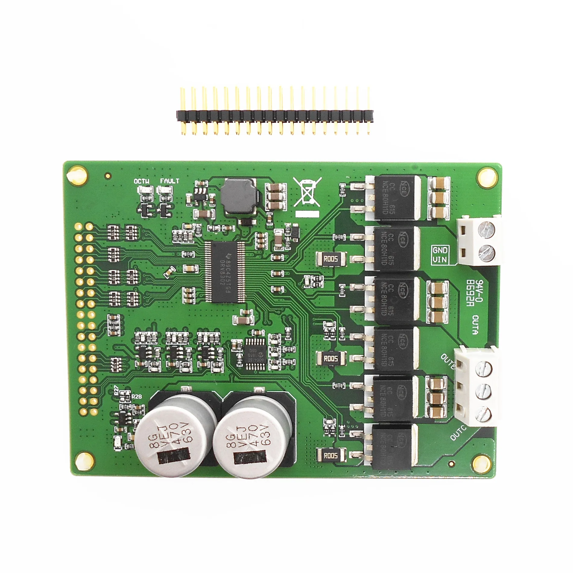 Модуль привода двигателя высокой мощности DRV8302 для ST FOC vector control BLDC бесщеточный/PMSM
