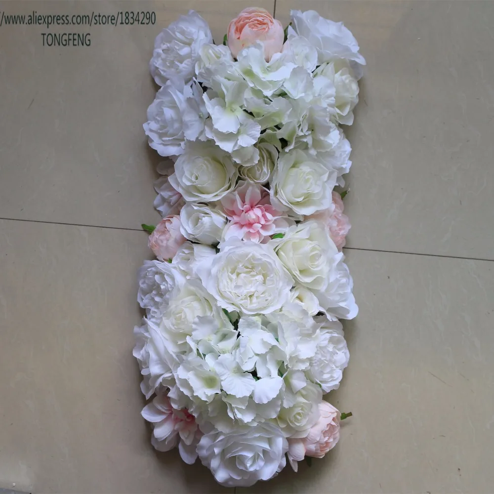 TONGFENG 10 шт./лот, смешанные цвета, свадебный 3D цветок, стена, искусственный шелк, роза, пион, свадебный фон, украшение, цветок, дорожка, свадьба