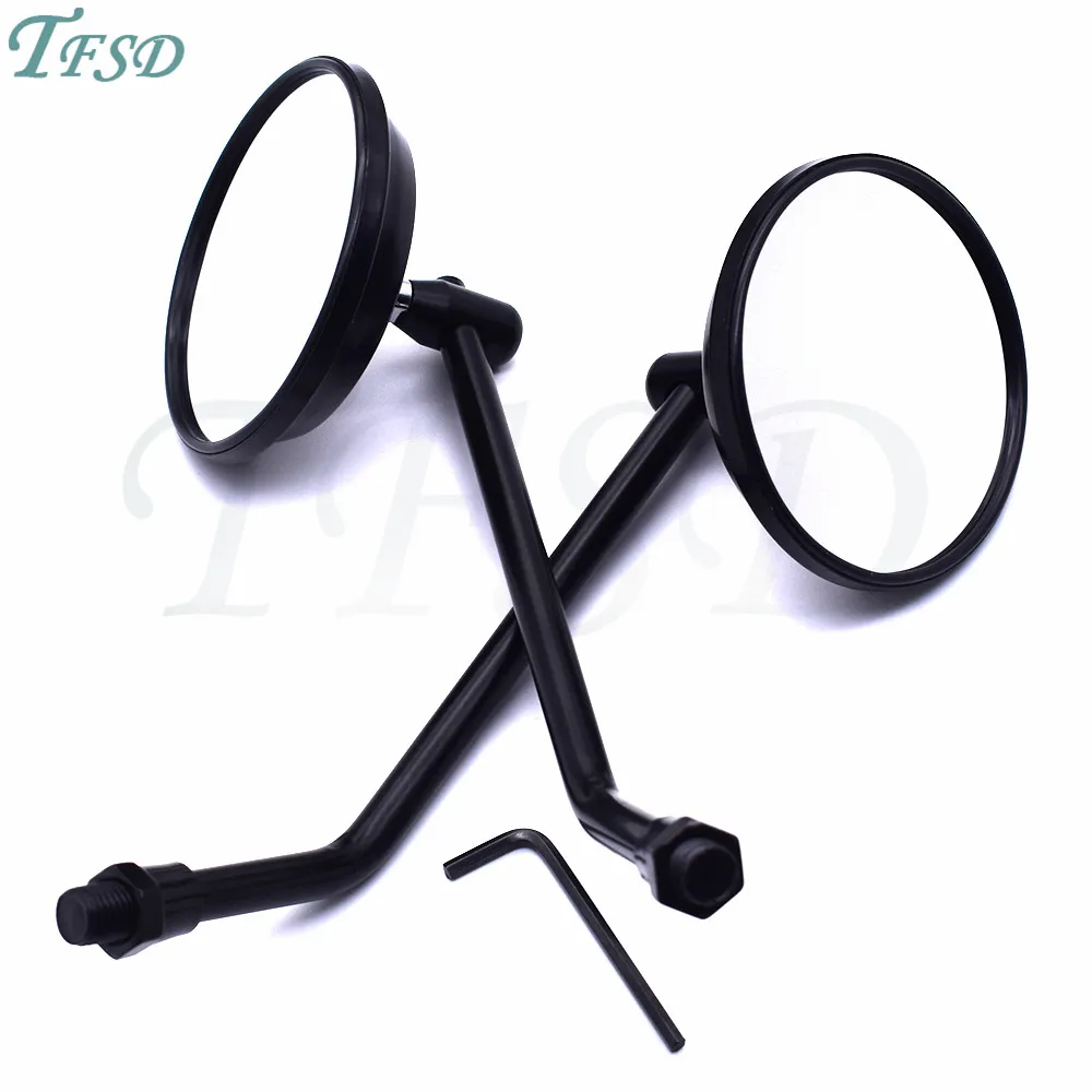 

Universal 10 mm motorcycle E-Bike rearview mirror scooter bicycle motorbike side mirror for Victory Honda Suzuki Yamaha Triumph