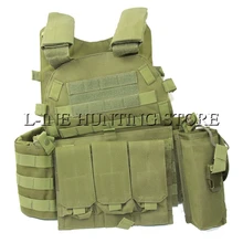 Армейский жилет с подшипником нагрузки, боевой жилет, тренировочный охотничий жилет для мужчин и женщин, Тактический Жилет MOLLE, наружный жилет для страйкбола, черный мягкий жилет для пейнтбола