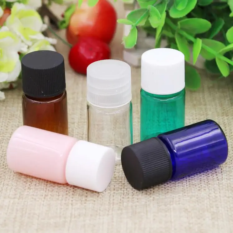 Free Shipping 5ml Pink Blue Lucency Brown Green Empty Plastic Packaging Bottles Mini Refillable Originales Containers | Красота и