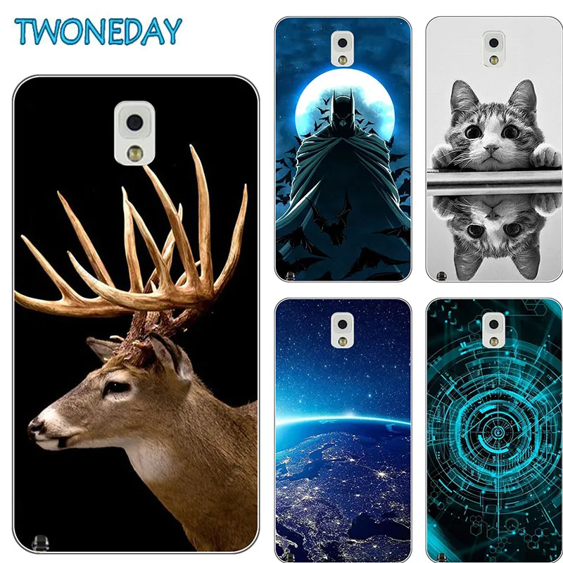 

Elk Case Frozen Phone Cover For Samsung Galaxy Note 3 Note3 N9000 N9005 Coque Cute Case For Note 3 Neo Lite N750 N7502 N7505