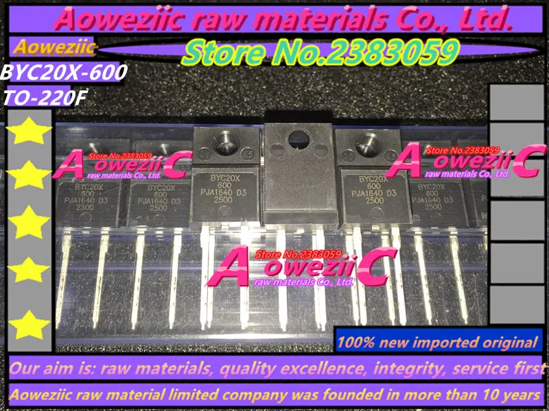 Aoweziic 2016 + 100% новая импортная оригинальная BYC20X-600 BYC20X600 к 220 быстрое восстановление диод 20A 600 В