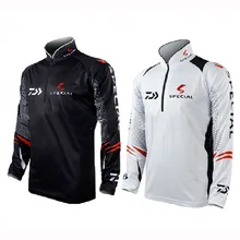 Brand Fishing Clothes 2016 New Daiwa Fishing Shirt Breathable Quick Dry Anti-UV Fishing Clothing SS044