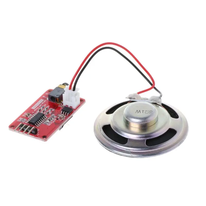UART серийный MP3 музыкальный плеер модуль с динамиком моноурал усилитель плата для