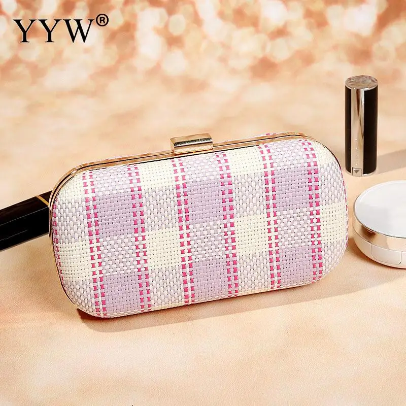 

Straw Crossbody Bags For Women Fashion Girl Mini Small Evening Party Weave Box Bag Female Sequin Clutch Purse Ladies Clutches