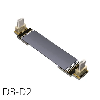 

Cabo Micro HDMI Male To Micro HDMI Male Cable Angle 5 /10 /15 /20 /30 /50 /80 / 100 cm HDMI2.0 Standard 60Hz 20pin D3D2