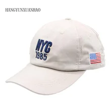 Бренд хлопок NYC 1985 бейсбольная кепка Gorra Дальнобойщик шляпы для гольфа Кепка летние спортивные США хип хоп кепка