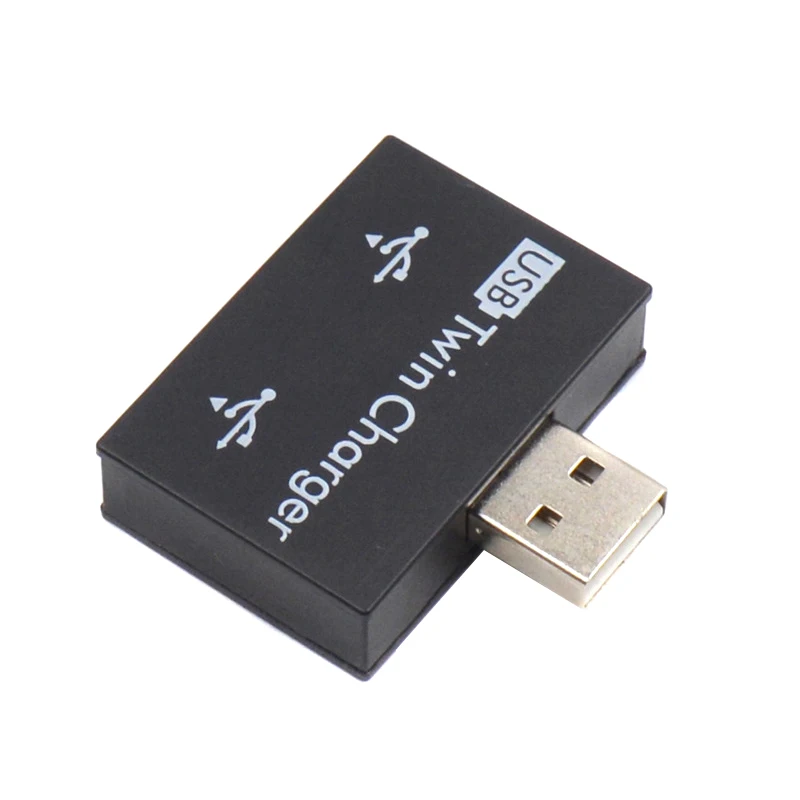 

HOT 1 for 2 USB 2.0 Hub Charging Dedicated Expander Converter for Mobile Phone Computer Drop shipping