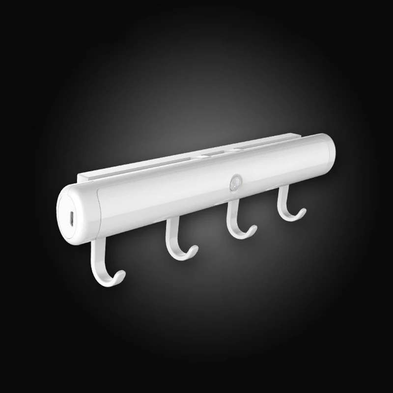 

LED Light Human Body Sensor Induction Hook Closet Cabinet Corridor Home Bedroom DTT88