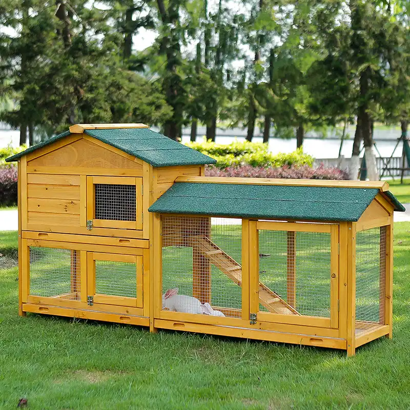 Outdoor wooden pet dog house waterproof anti corrosion dog cage dog