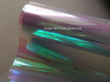 

4 Rolls Clear Chameleon Headlights Tint Tail Light Car Motorbike Neochrome Transparent Taillight Rear Lamp Tinting Film 0.3x10M