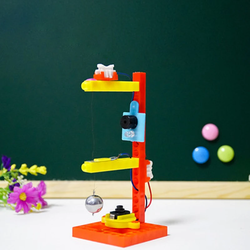 

1 Set Small Production Invention To Learn the Principles of Earthquake Alarm Pupils Physics Science Experiment Toys For Children