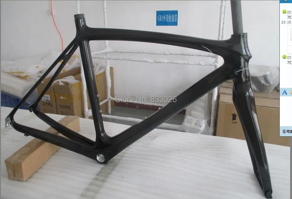 

Beteery store carbon road frame R-002 carbon frame set mattie or gross finish coating with no logo for sale