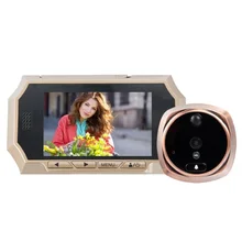 4,3 дюймов olho magico видео porteiro IR ночного видения PIR обнаружения движения цифровой глазок фотографии съемки видео Запись Макс 32 Гб