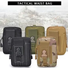 Спортивная повседневная Тактическая Военная уличная поясная Сумка Molle, Мужская Спортивная повседневная поясная сумка, чехол для телефона, кемпинга, охоты