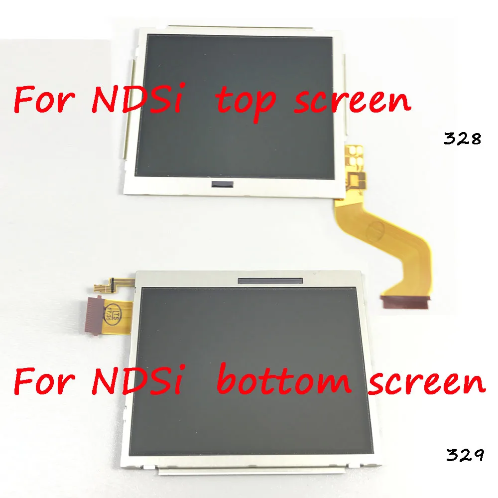 New Hot Sale Top & Lower Bottom Touch LCD Display Repair Parts LCD Screen for Nintendo for DSi for NDSi Replacement repair parts high quality for nintendo top up upper lcd display screen panel replacement repair parts for 3ds xl for 3dsxl lcd new arrival