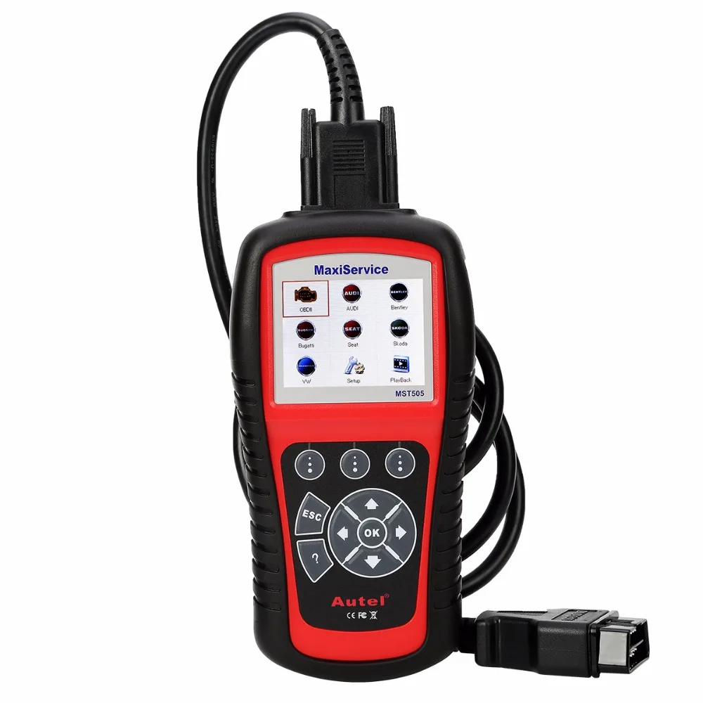 US $181.24 Autel MST505 OBD2 Code Reader Scanner for Audi Seat Skoda Cars All Systems Diagnosis Oil EPB Full OBDII Functions Printing Data