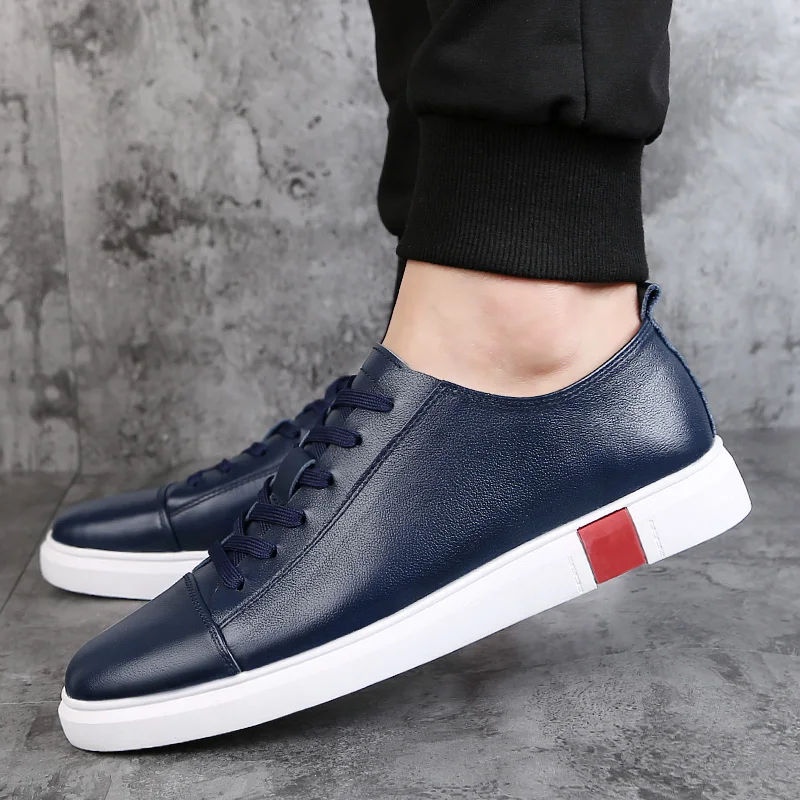 

Leisure men's ulcanize casual shoes round toe sneakers for me 2018 new fashion style solid adult shoes men zapatos 5