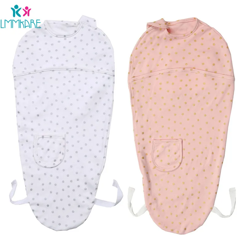 

Newborn Baby Swaddle Warp Blanket Cotton Soft Comfort Breathable Baby Infant Dot printing Receiving Blankets Baby Care Unisex