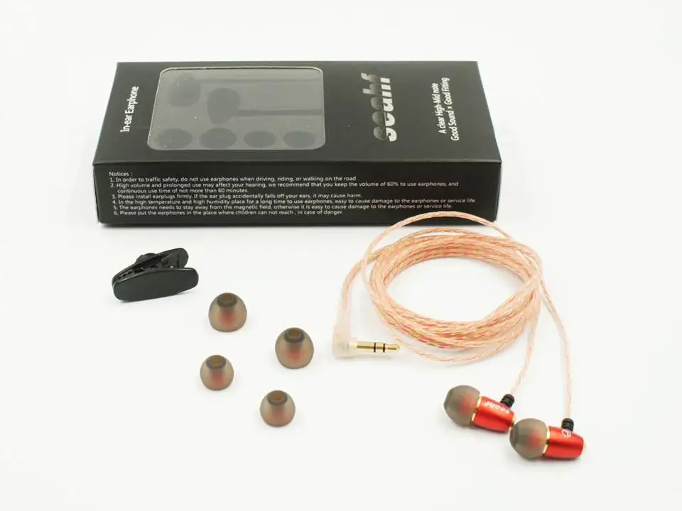 Наушники вкладыши Seahf AWK 009 с динамическим драйвером HiFi высокое качество|earphone