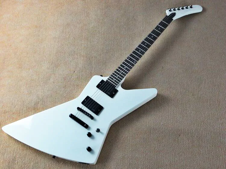 

Tangwood Top Quality GYESP-0005 White color beautiful Guitar, real photos hot, , Can be Customized, Free shipping