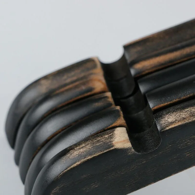 12 шт./лот вешалка для одежды из черного дерева с u образными надписями Антикварная