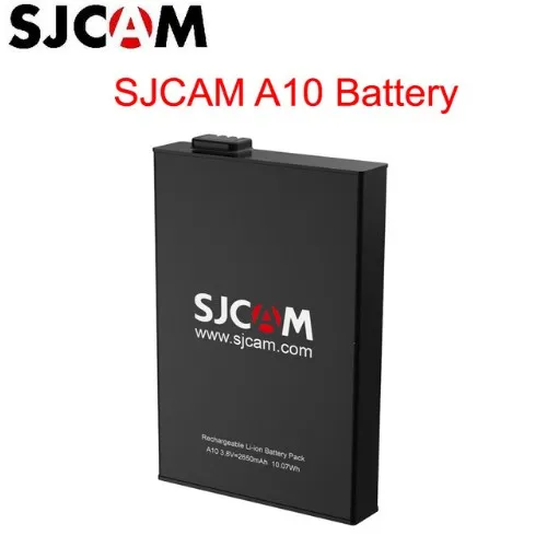 Новинка SJCAM A10 2650 mAh Резервная аккумуляторная литий-ионным Батарея и Зарядное устройство аксессуары для спортивной экшн-камеры SJCAM A10 Wi-Fi Камера DV - Цвет: battery 1PCS