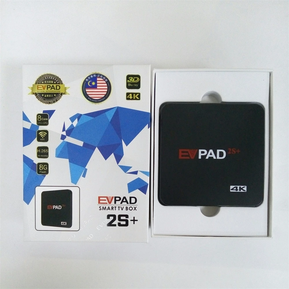 

2018 Evpad 2s+ Oversea version 1G 8G 8 Core HDMI 4K 1080P Bluetooth Android TV Box