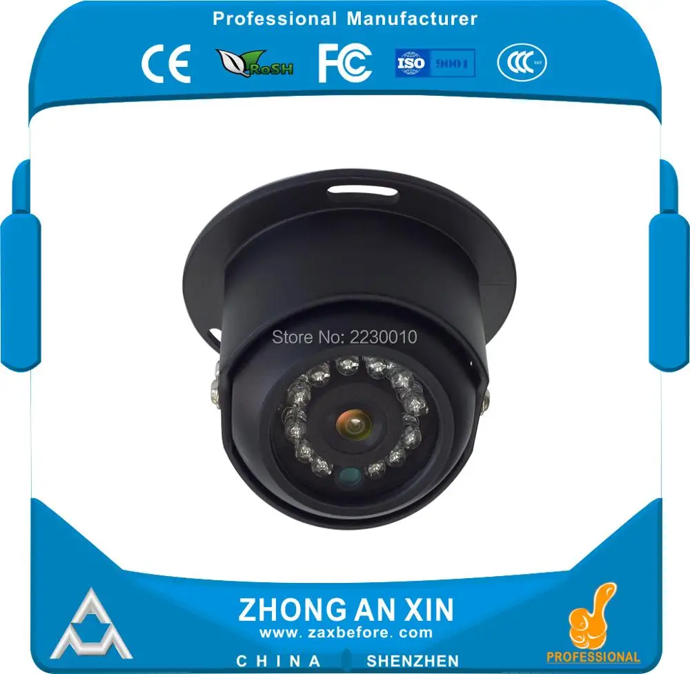 

960P Analog HD Infrared night vision Metal Dome Car cabin camera Vehicle security camera Bus Taxi camera