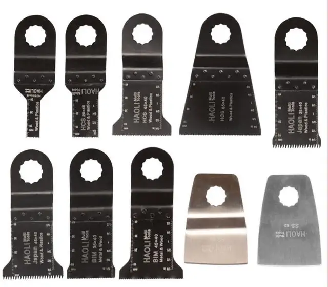 10 pcs Oscillating multi tool Saw Blade Accessories for Ridgid AEG worx