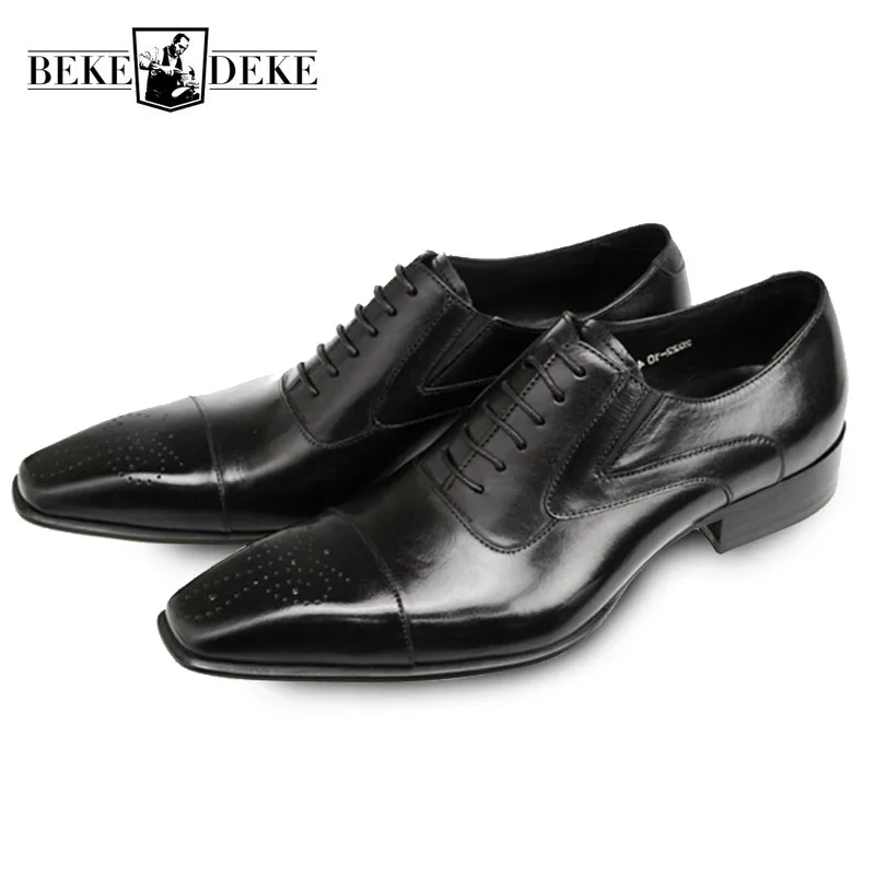 Negócios Da Vestem Moda Brown Preto Genuíno Sapatos De Shoes Ponta Brogue Zapatos 2019 Se Couro Italiana Calçado Asa Homens black Casamento Oxford Hombre 07xp5q6wnn