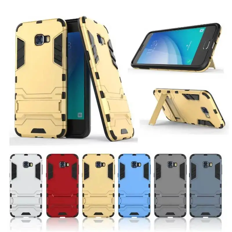 Мода Утюг медведь Гибрид 2 в 1 ШТ. ТПУ kickstand Противоударный броня Тонкий задняя