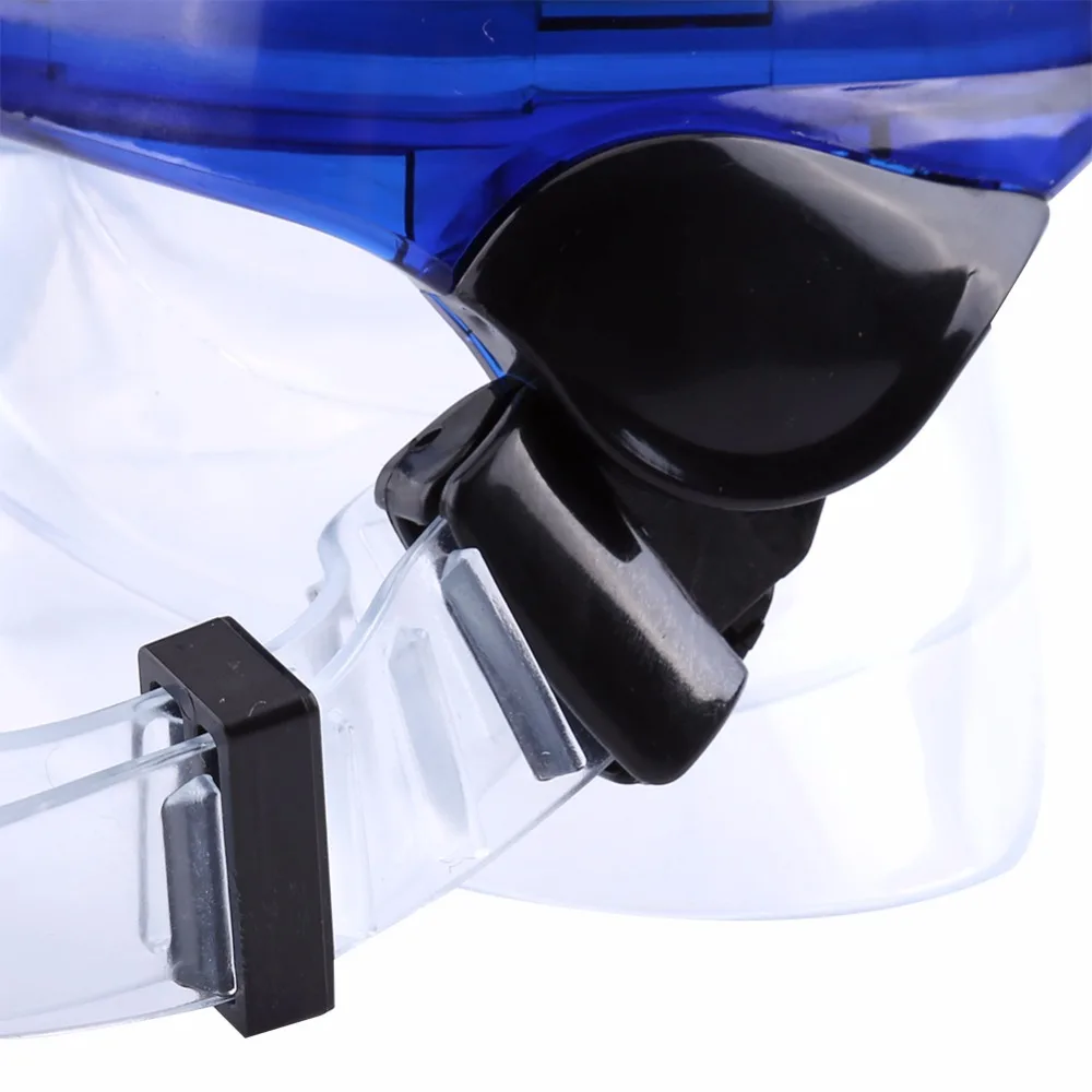 Adult Underwater Scuba Diving Snorkel Tempered Glass Half Dry Dive Mask Snorkel Swimming Diving Sports Training Snorkeling Mask