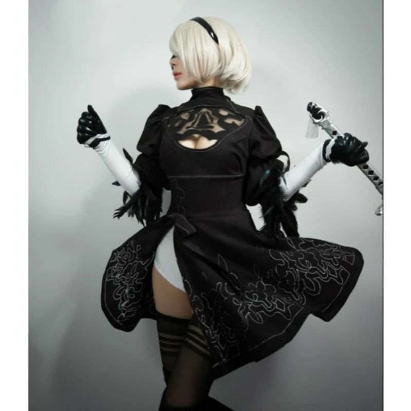Nier: Платье для костюмированной вечеринки Automata YoRHa No. 2 Модель B женские костюмы на